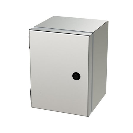 Saginaw Control & Engineering 1/4 Turn Latch Electrical Enclosures, 8 in H, 6 in D, 6 in W, NEMA 3R, 4, 4X, 12, 13 SCE-8066ELJSS